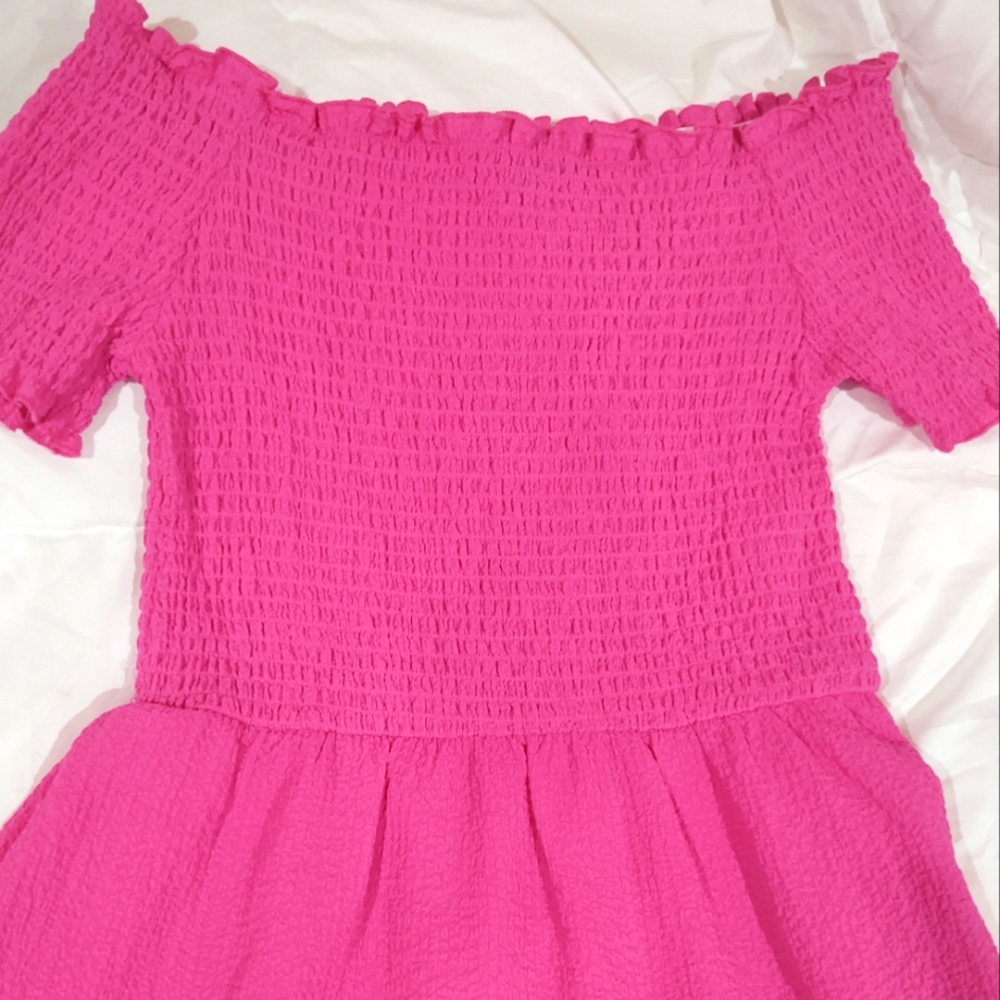 SOLD. Art Class Girl's Smocked Tiered Dress